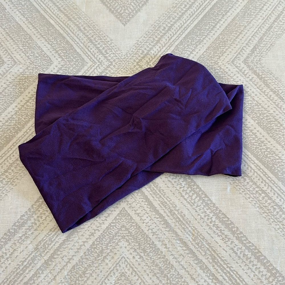 L. ERICKSON PURPLE ITALIAN HEADWRAP